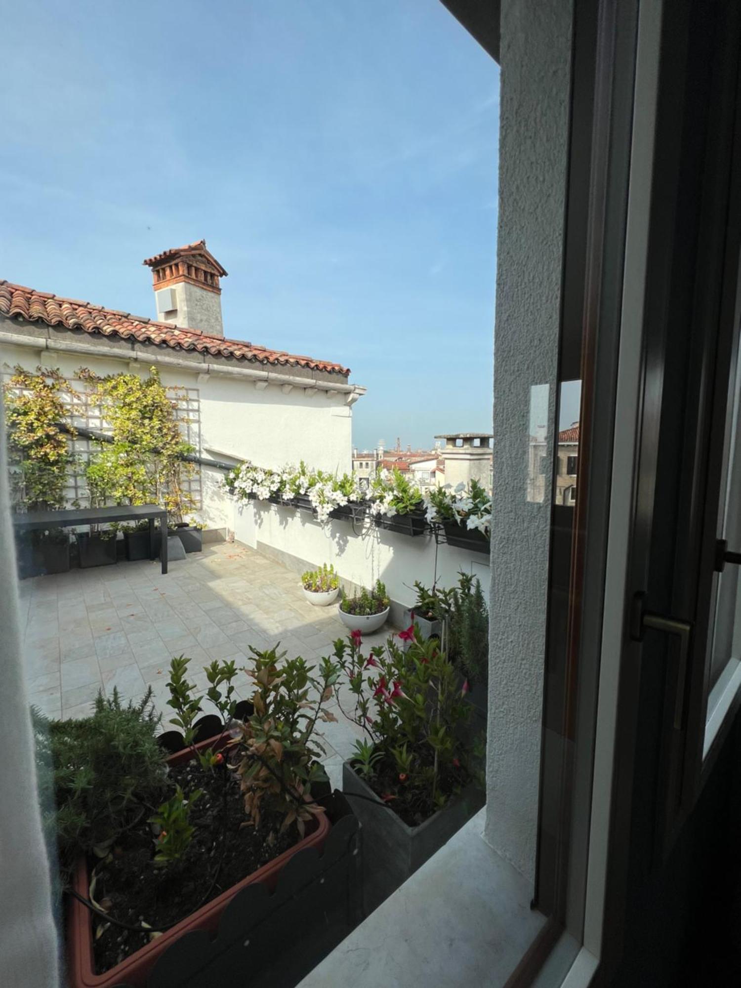 Attico Canal Grande A Palazzo Contarini Corfu Velence Kültér fotó